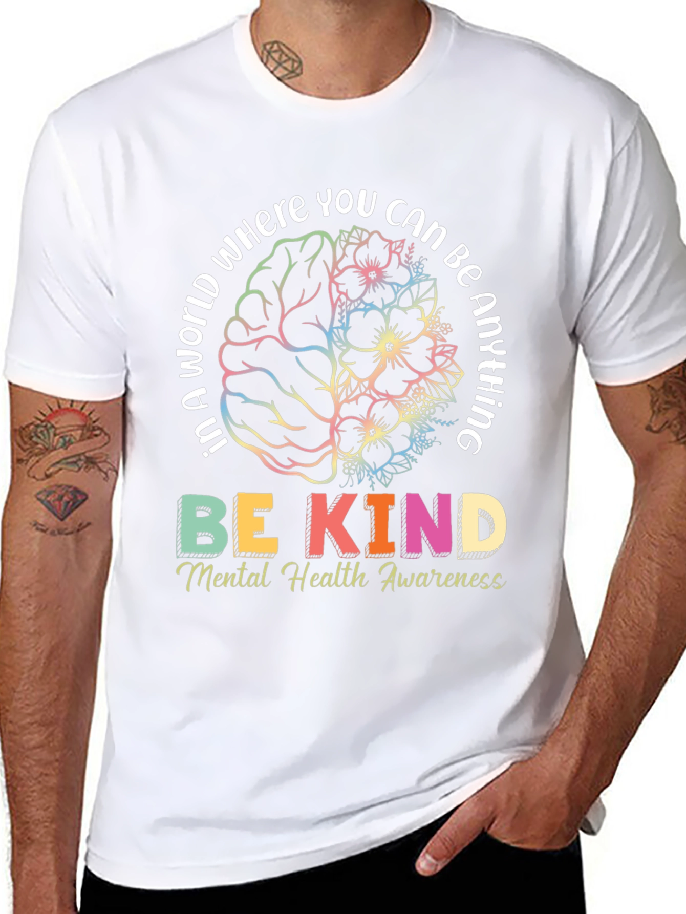Be Kind Mental Health Awareness T-Shirt