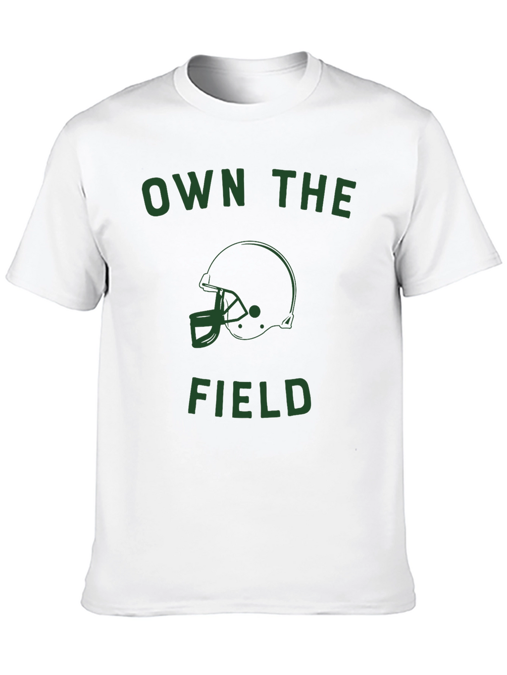 Own The Field Football Helmet T-Shirt