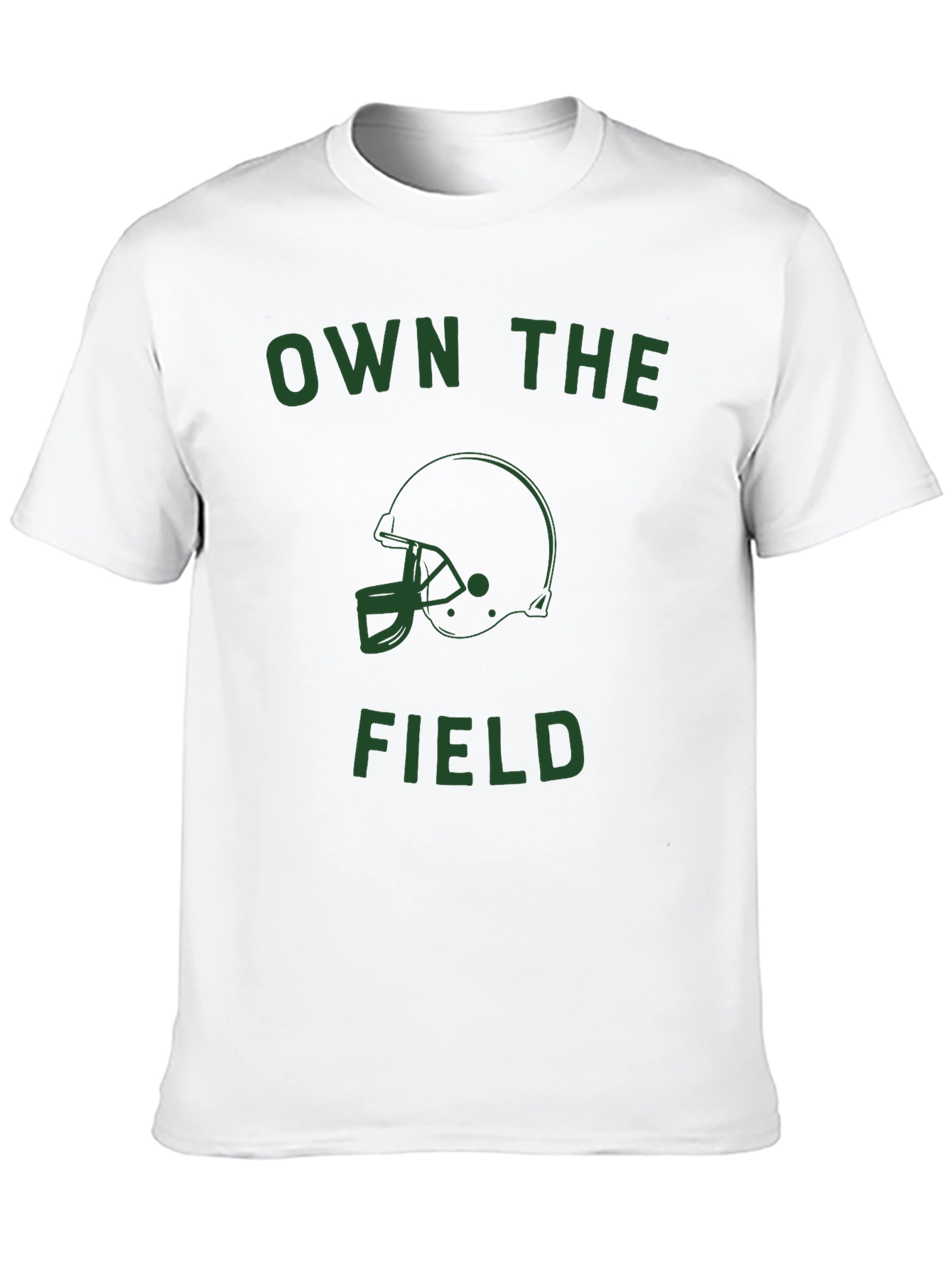 Own The Field Football Helmet T-Shirt