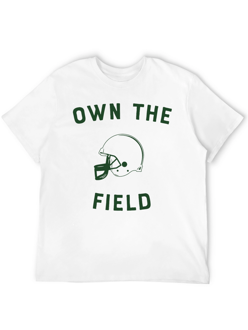 Own The Field Football Helmet T-Shirt