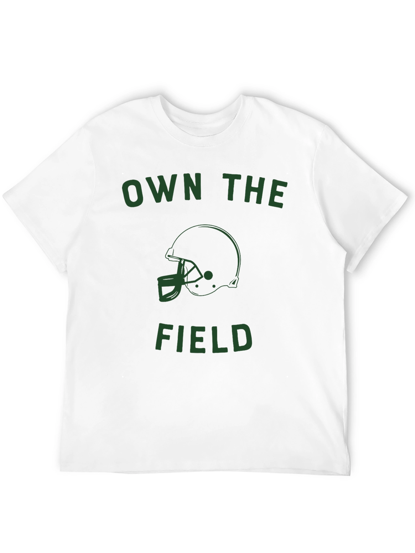Own The Field Football Helmet T-Shirt