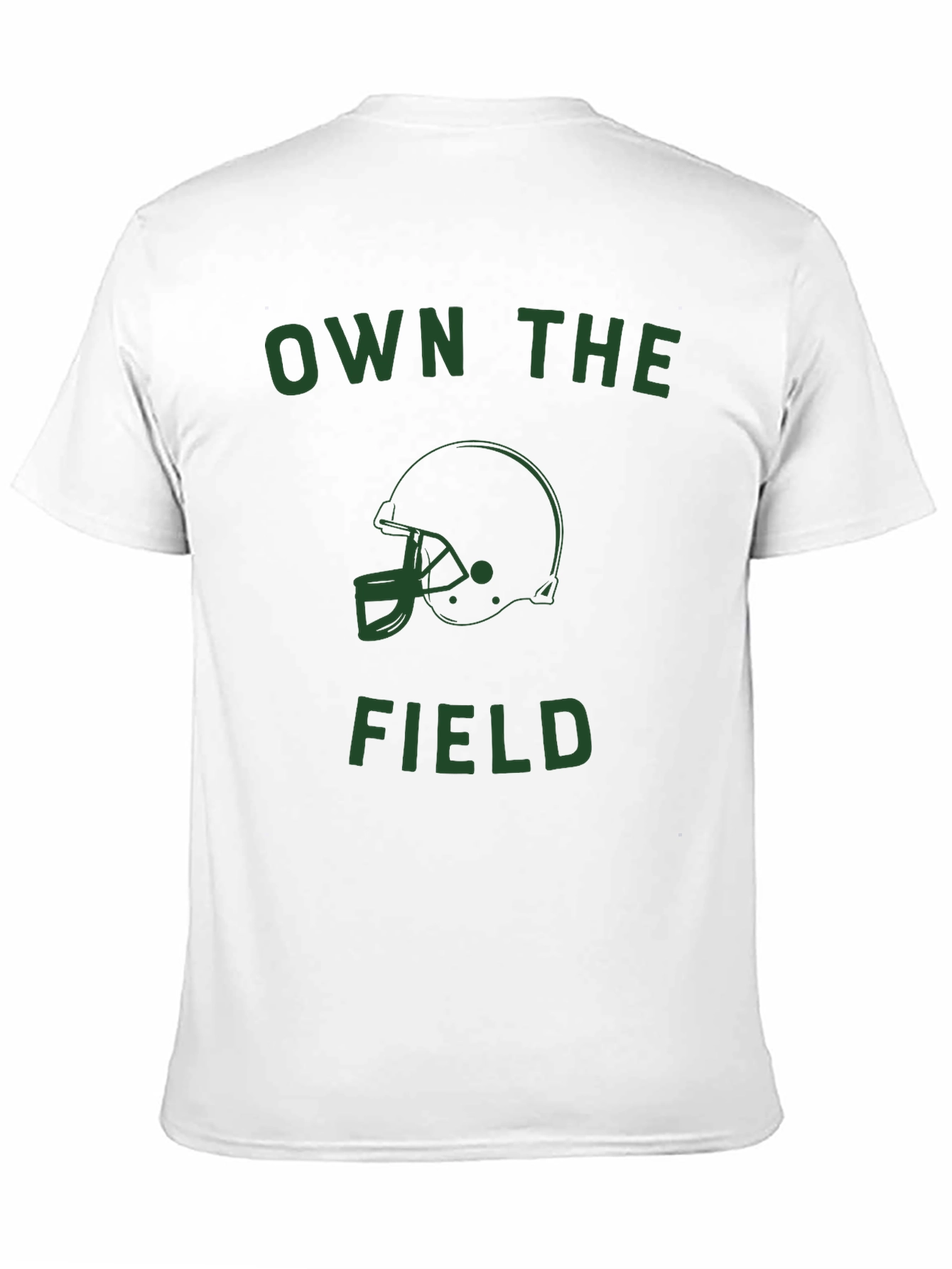 Own The Field Football Helmet T-Shirt