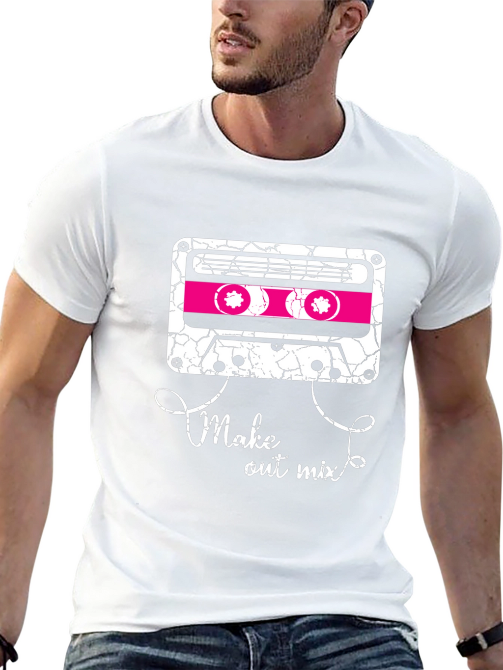 Retro Mixtape Graphic Tee - Make Out Mix
