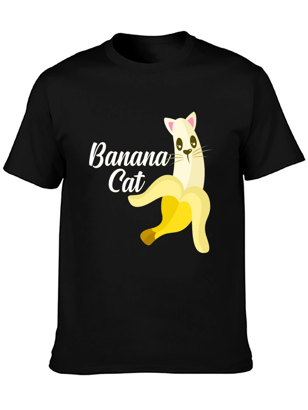 Banana Cat Graphic T-Shirt - Funny Unisex Tee