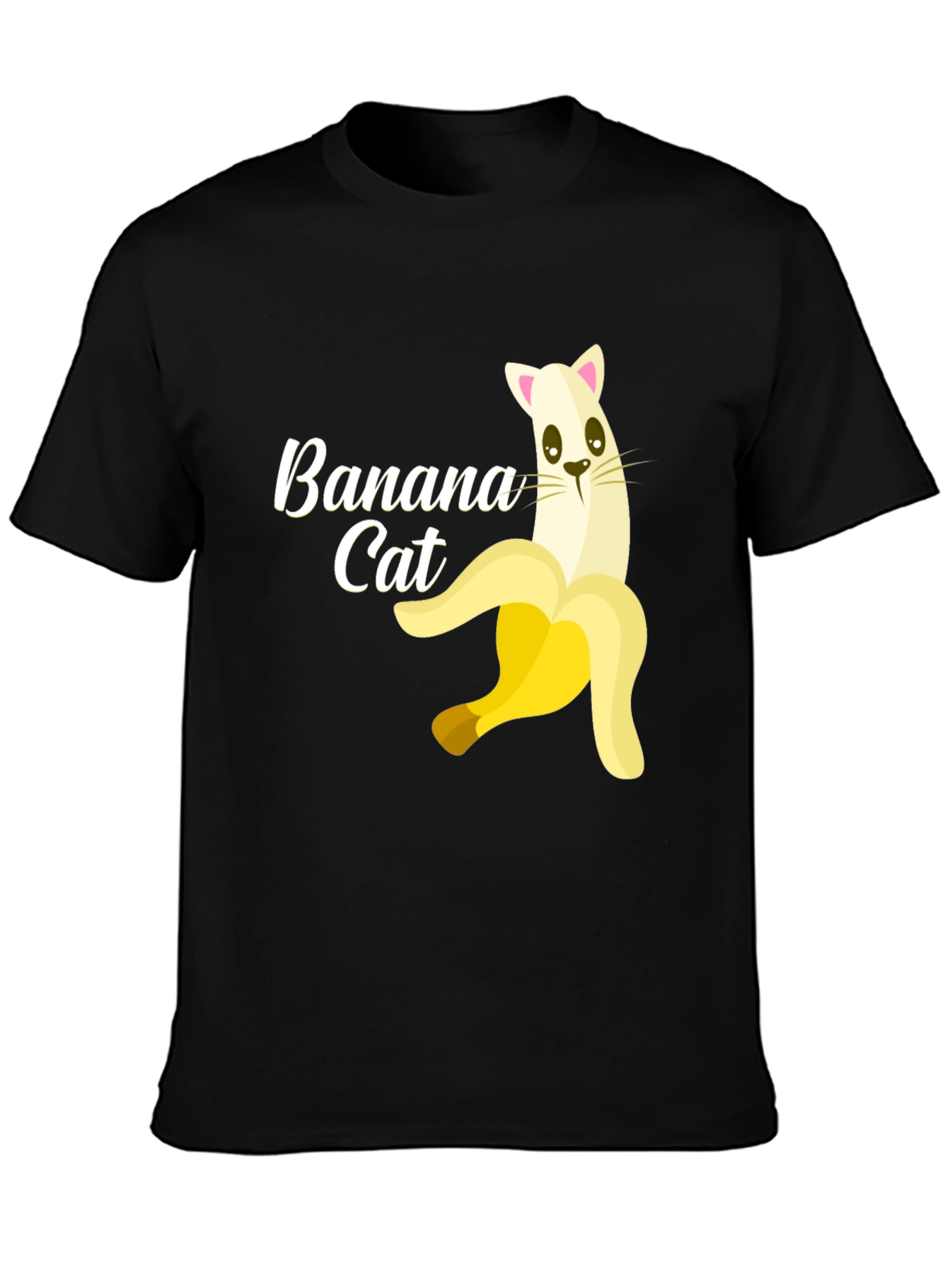 Banana Cat Graphic T-Shirt - Funny Unisex Tee