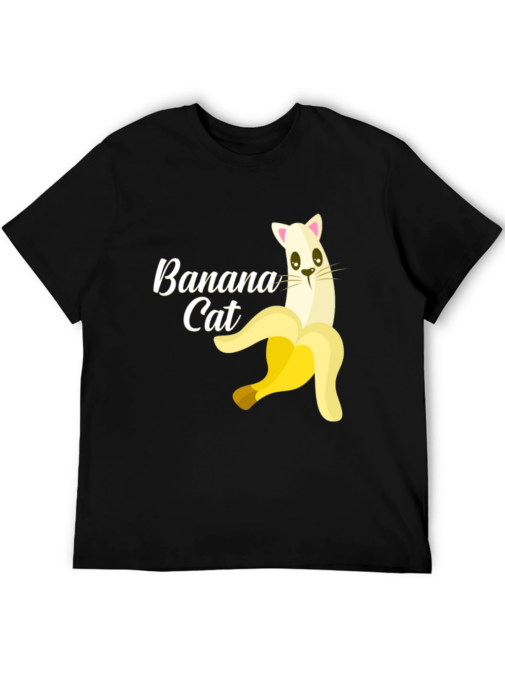Banana Cat Graphic T-Shirt - Funny Unisex Tee