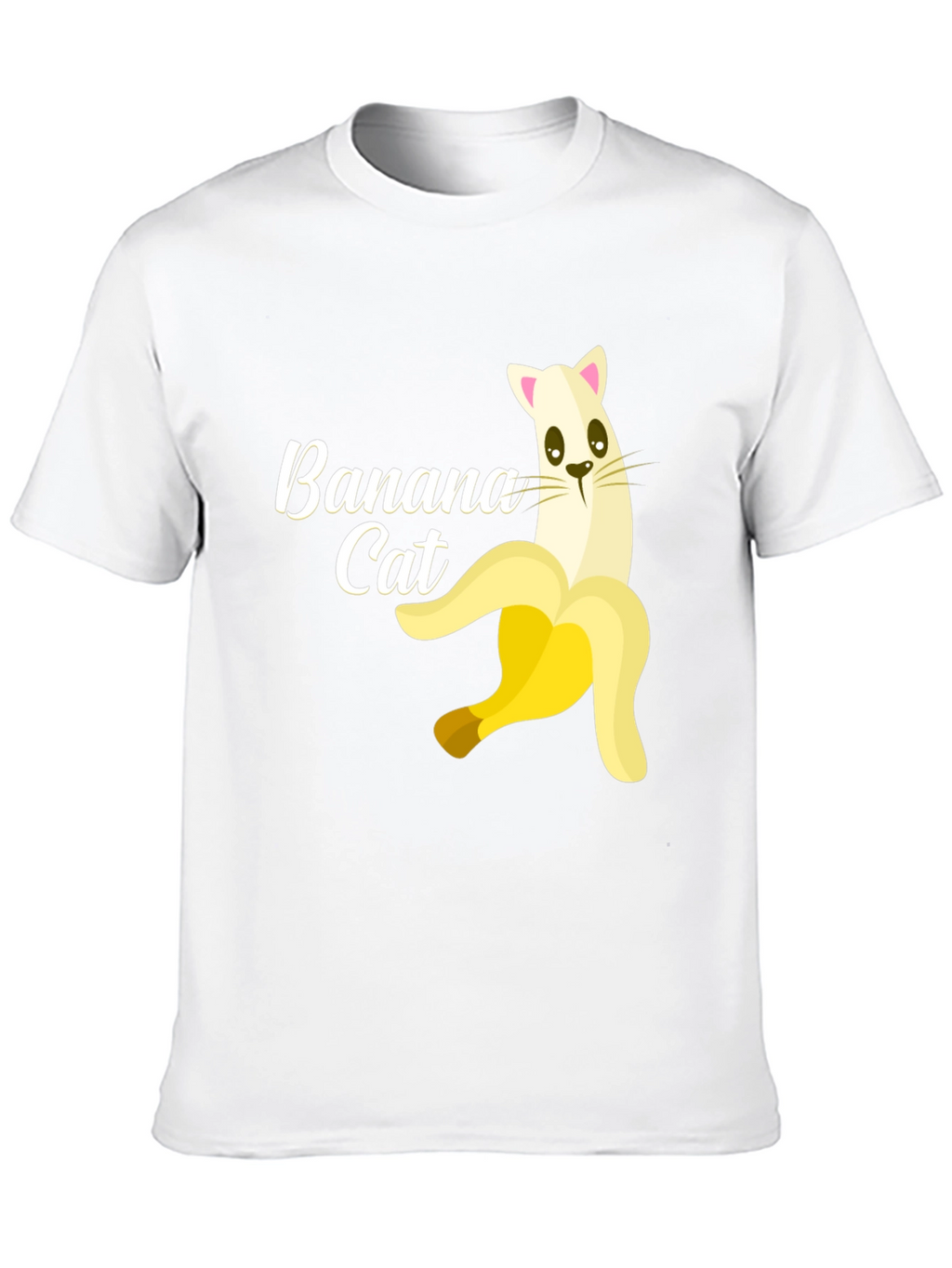 Banana Cat Graphic T-Shirt - Funny Unisex Tee