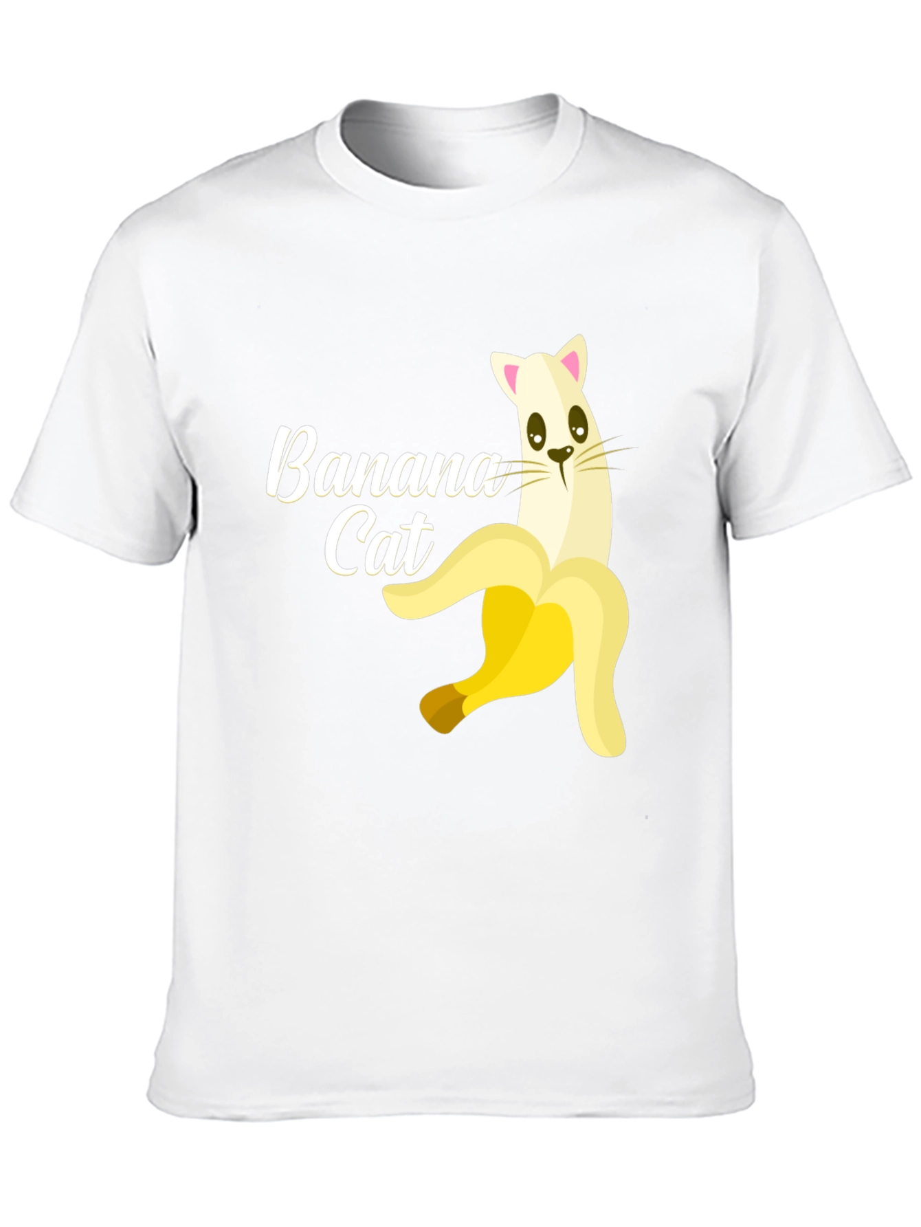 Banana Cat Graphic T-Shirt - Funny Unisex Tee