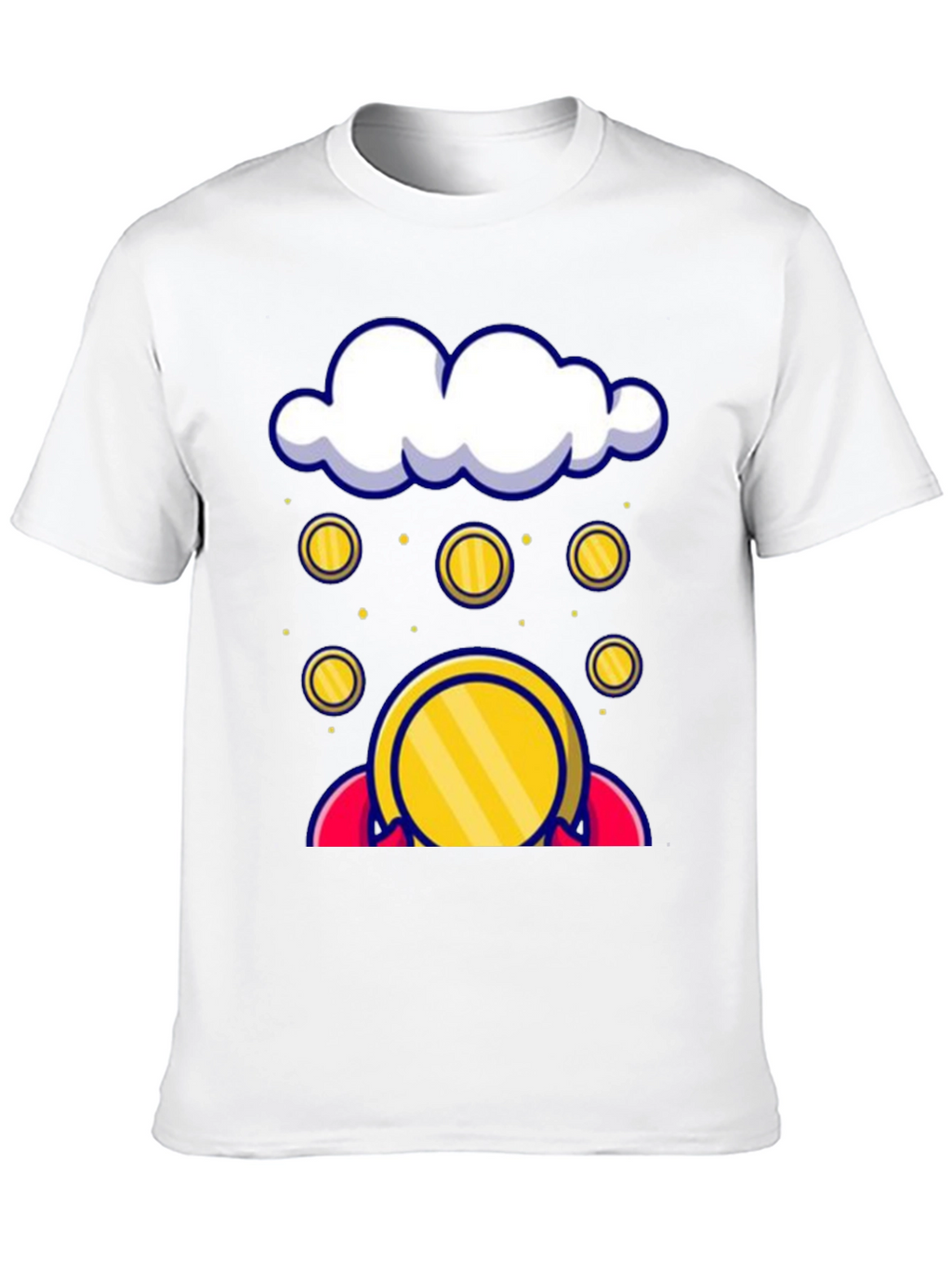 Cloud Coin Graphic Tee - Black