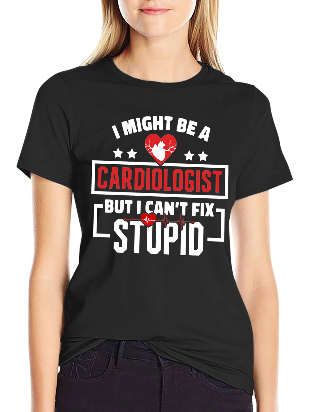 Cardiologist Humor Graphic T-Shirt