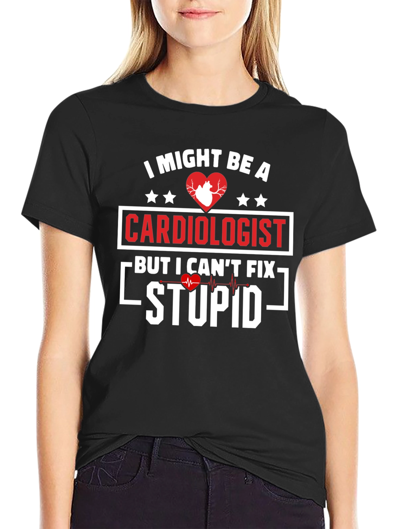 Cardiologist Humor Graphic T-Shirt