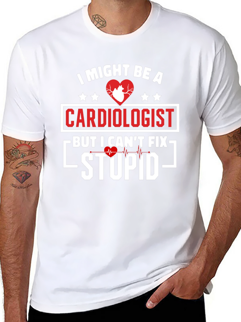 Cardiologist Humor Graphic T-Shirt