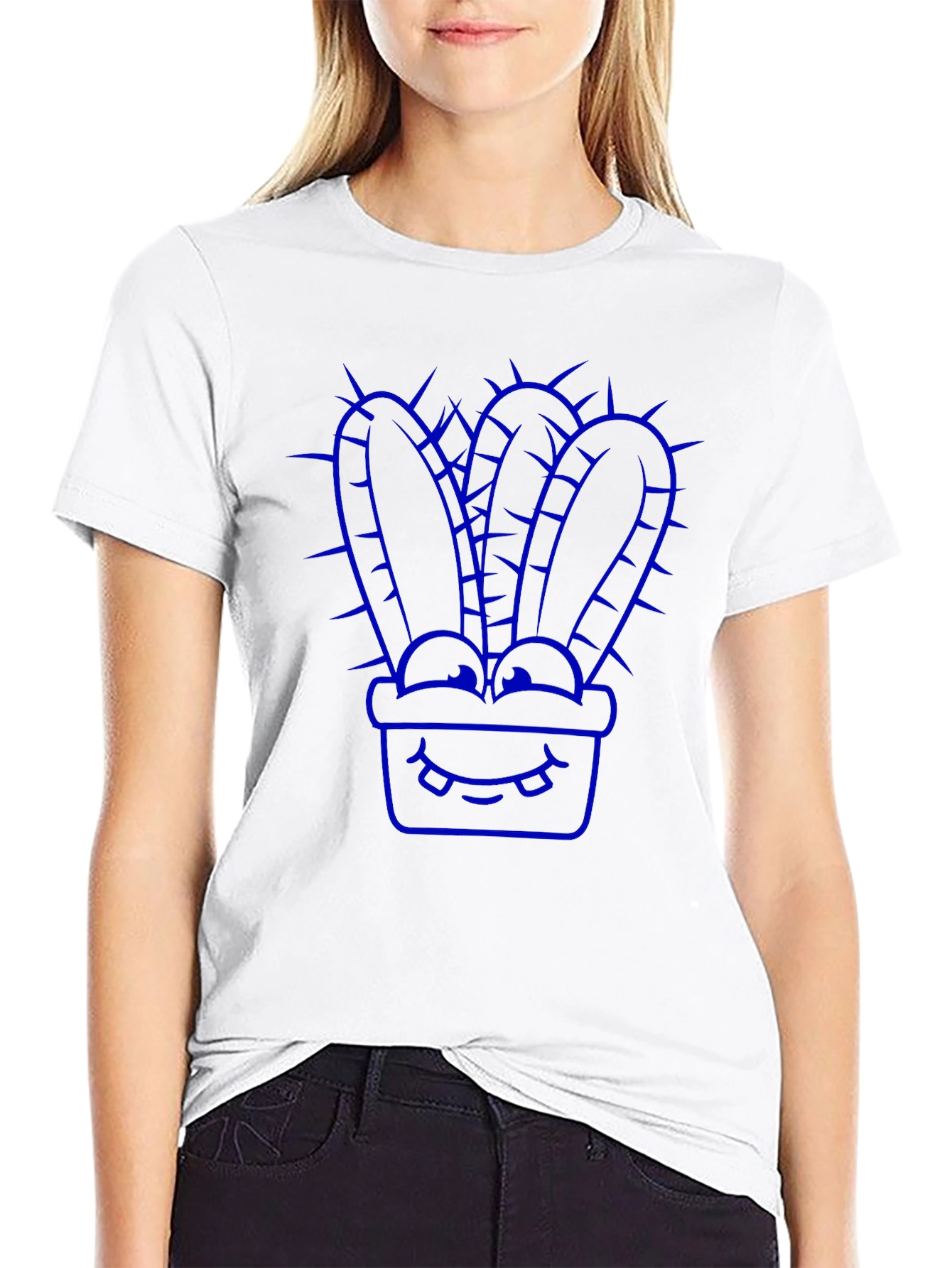 Cool Cactus Graphic Tee - Unique Design