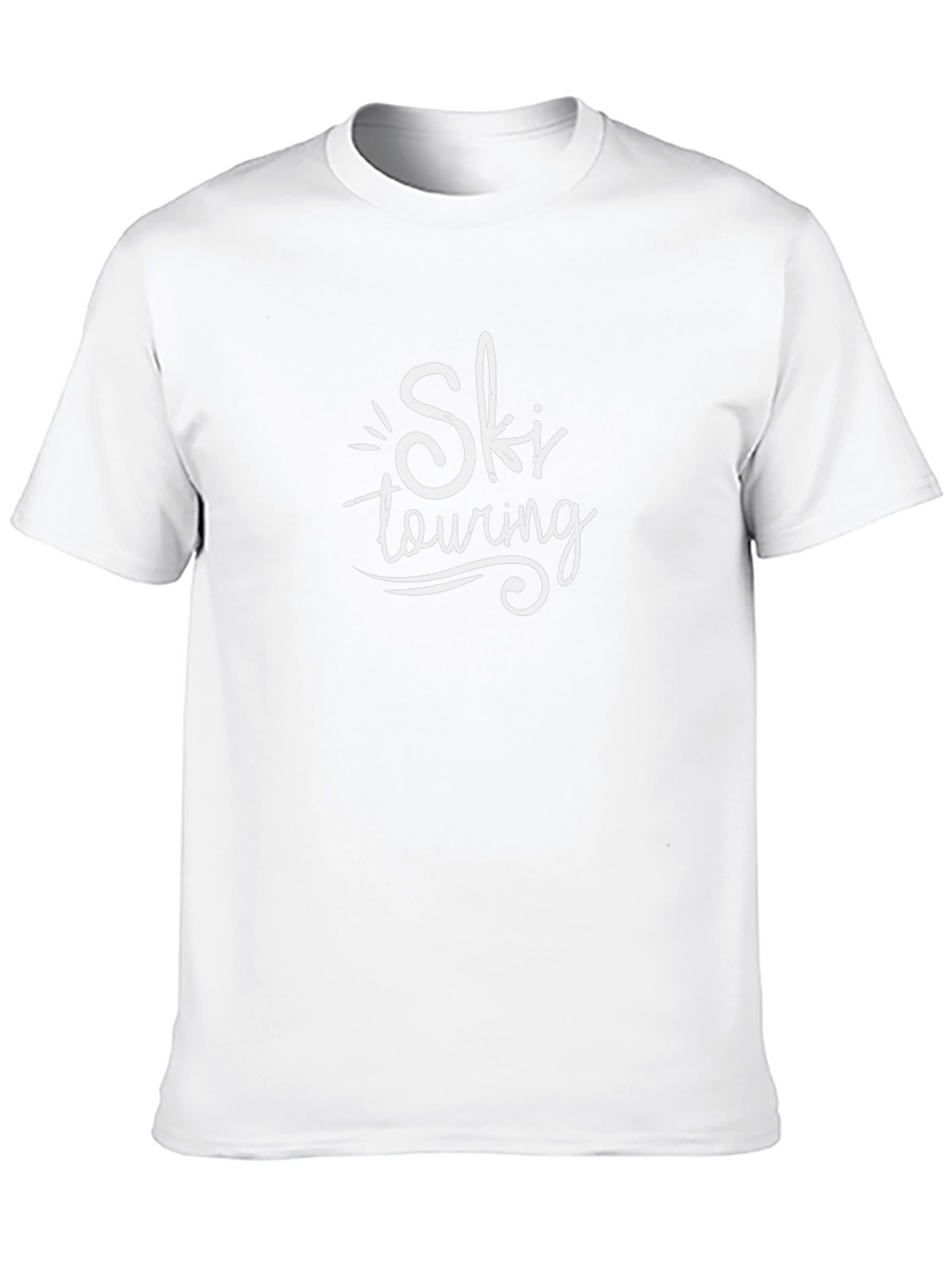 Ski Touring Graphic T-Shirt - Black