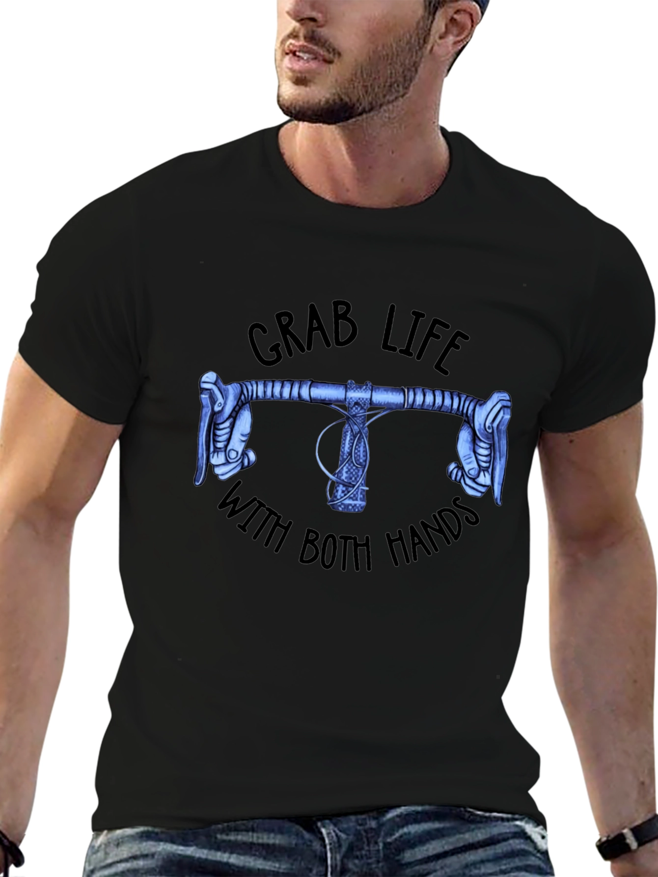 Grab Life with Both Hands Graphic Tee