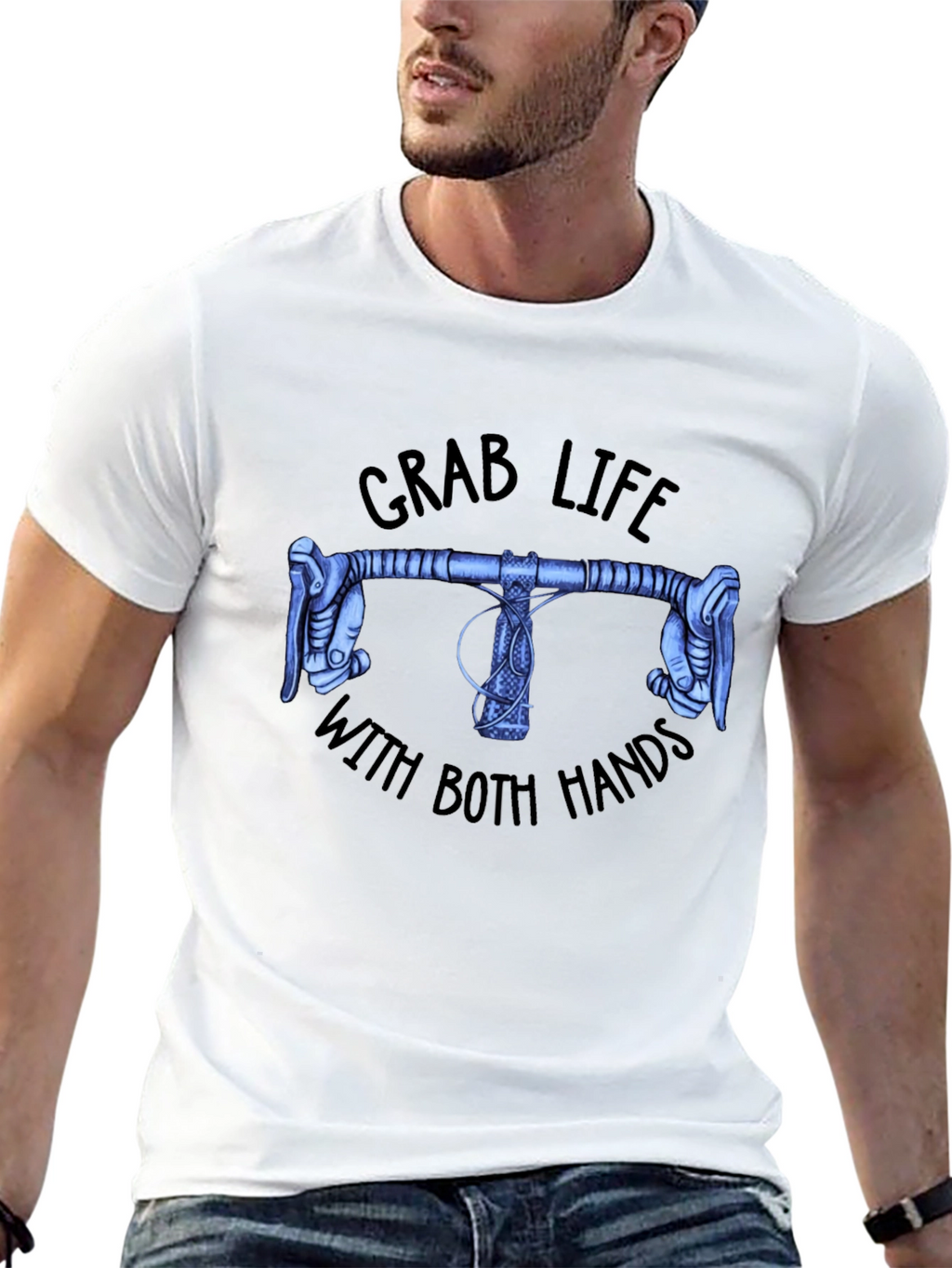 Grab Life with Both Hands Graphic Tee