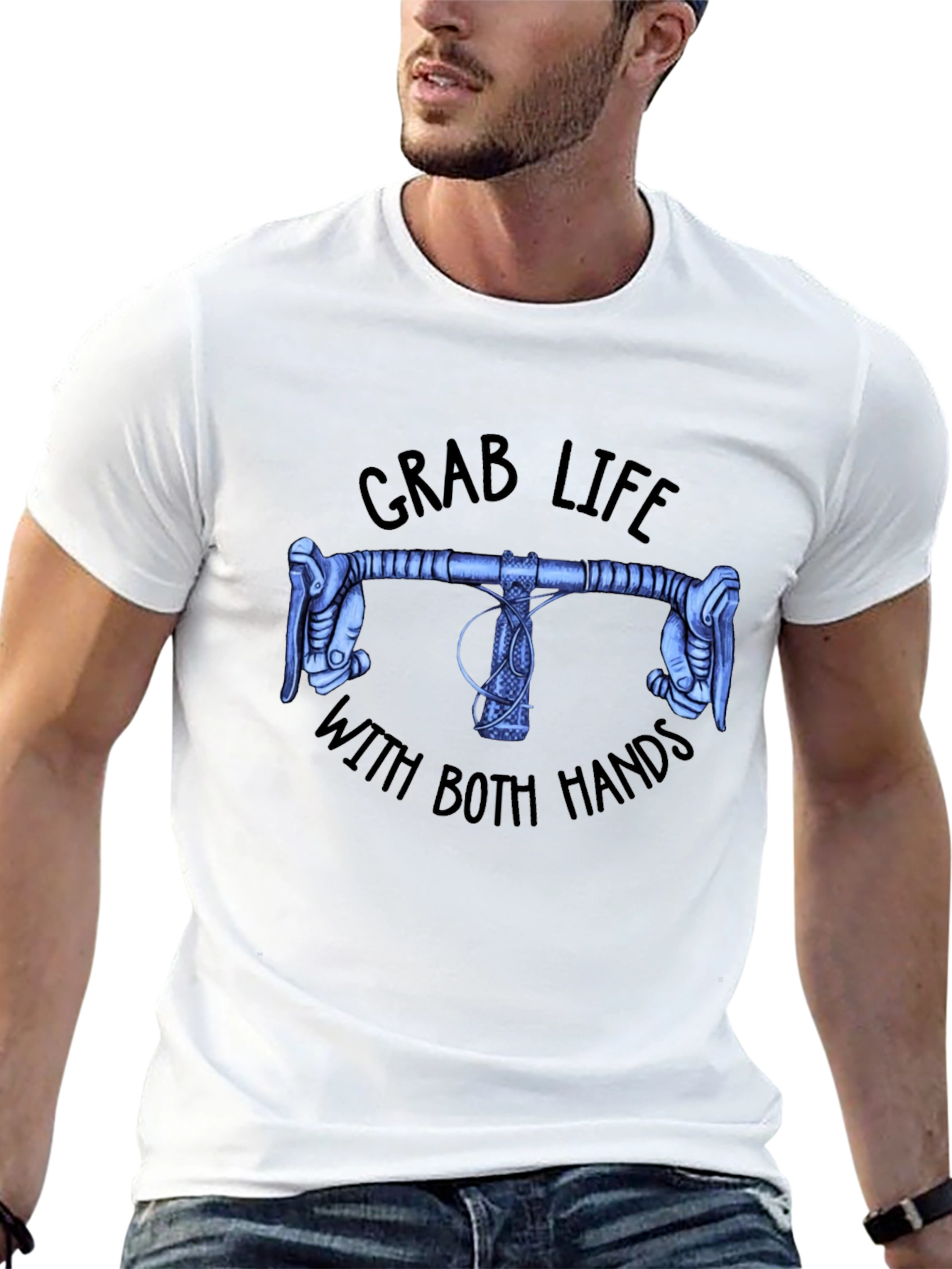 Grab Life with Both Hands Graphic Tee