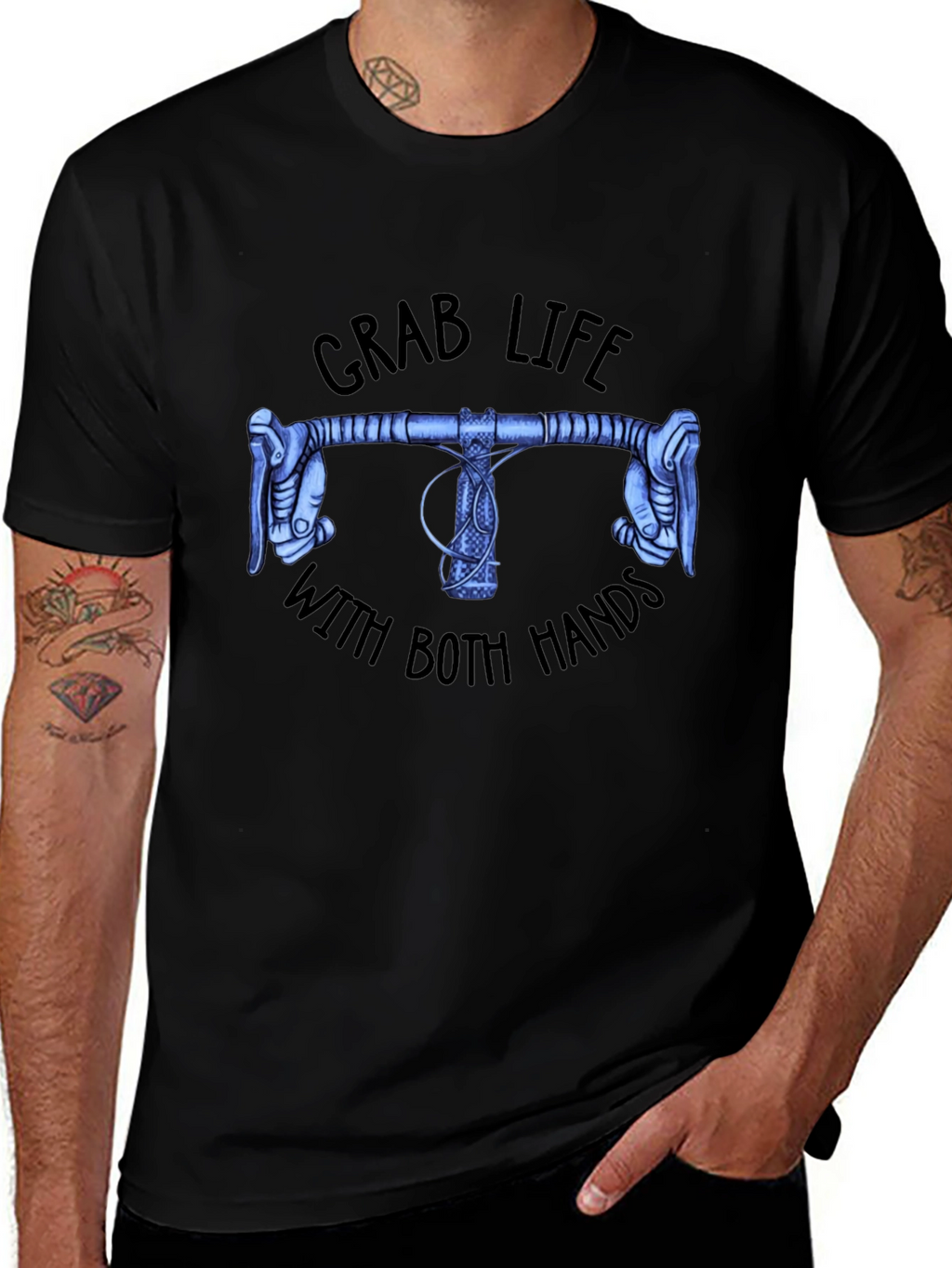 Grab Life with Both Hands Graphic Tee