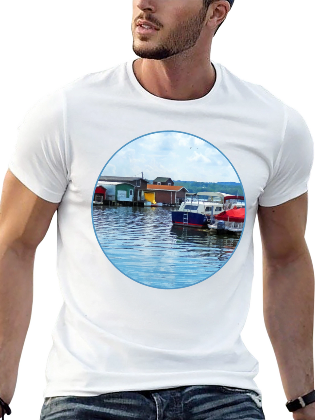 Lake House Boat T-Shirt