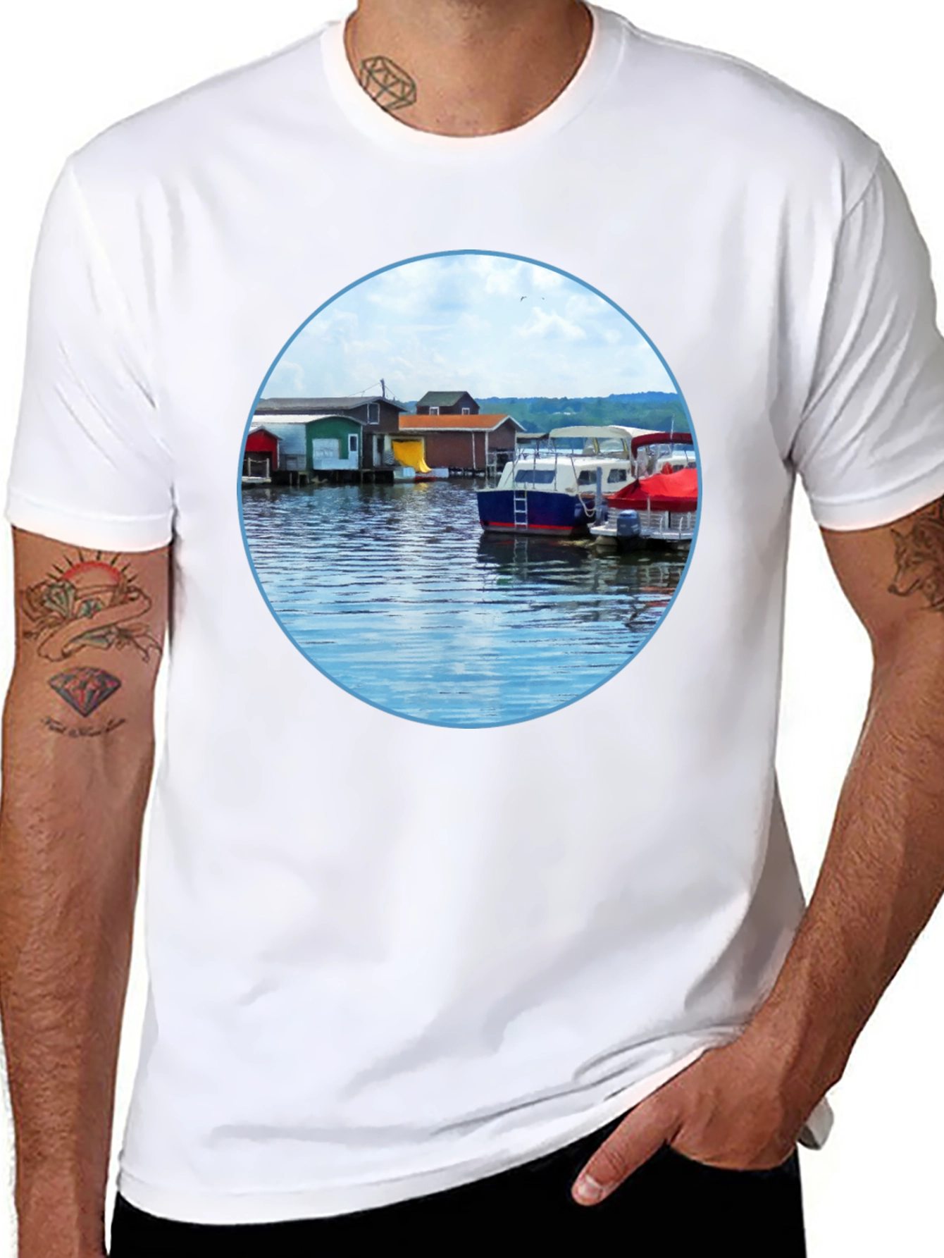 Lake House Boat T-Shirt