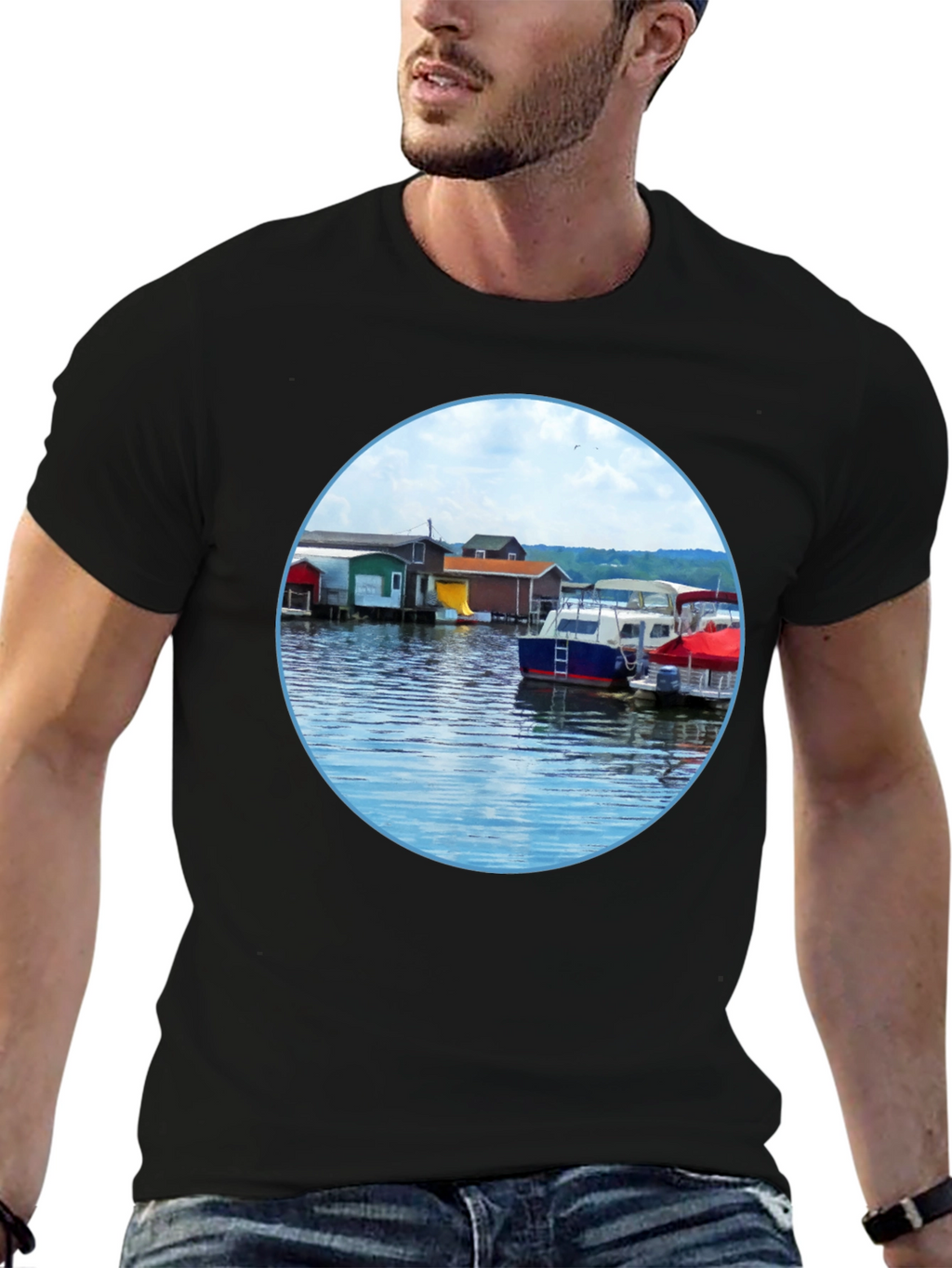 Lake House Boat T-Shirt