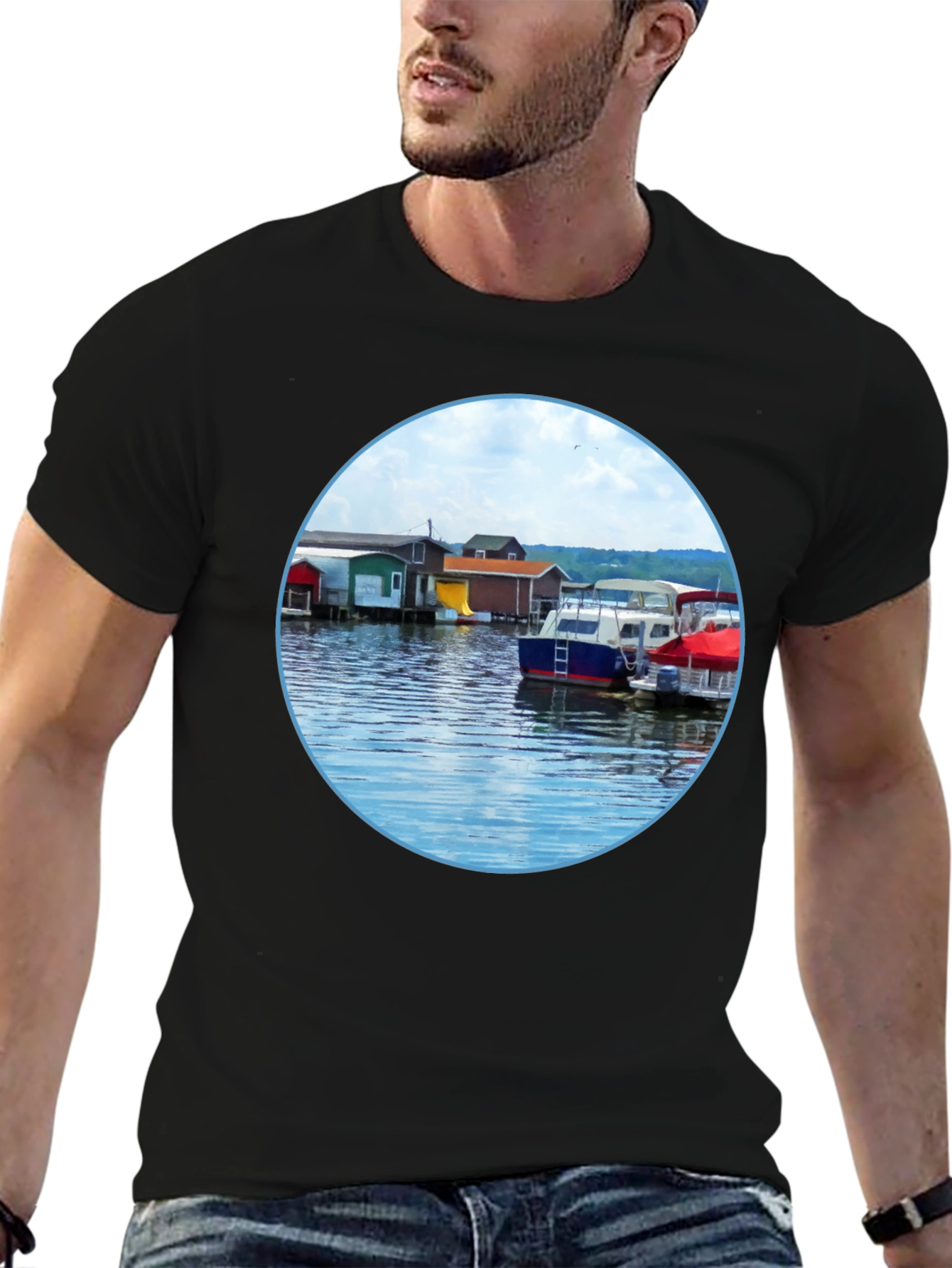 Lake House Boat T-Shirt