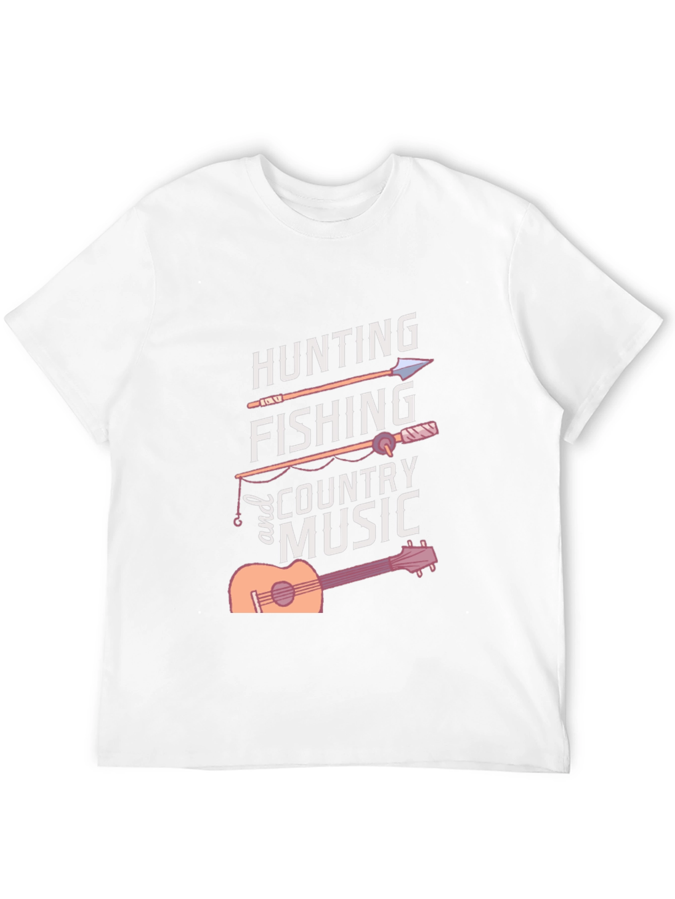 Hunting Fishing Country Music Graphic Tee