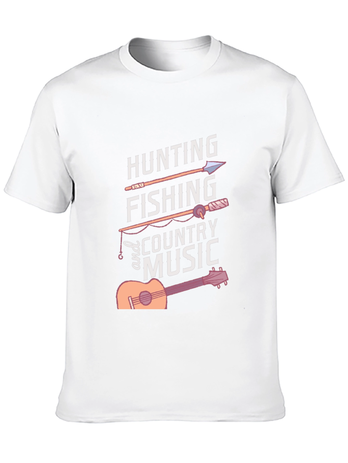 Hunting Fishing Country Music Graphic Tee