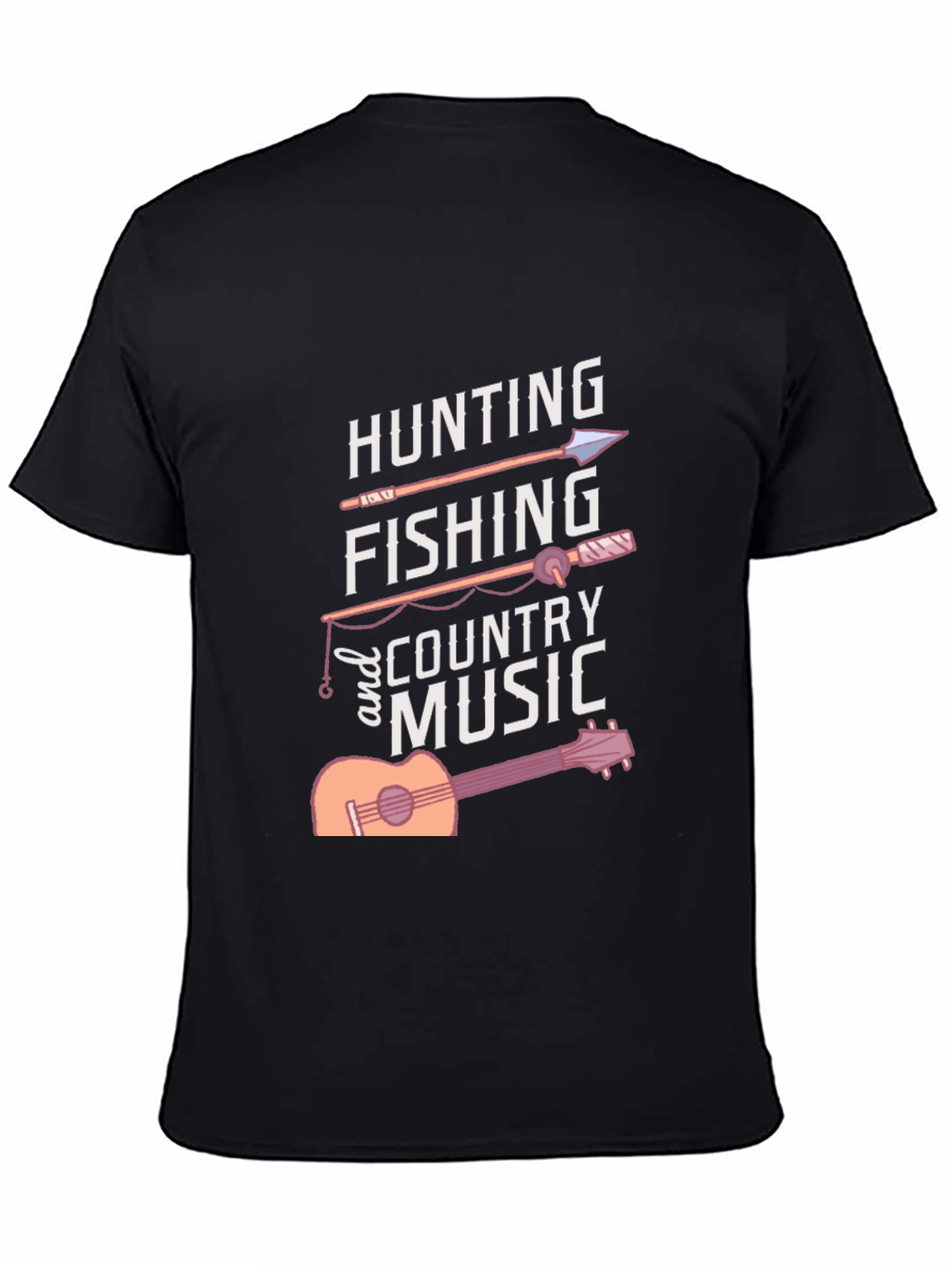 Hunting Fishing Country Music Graphic Tee