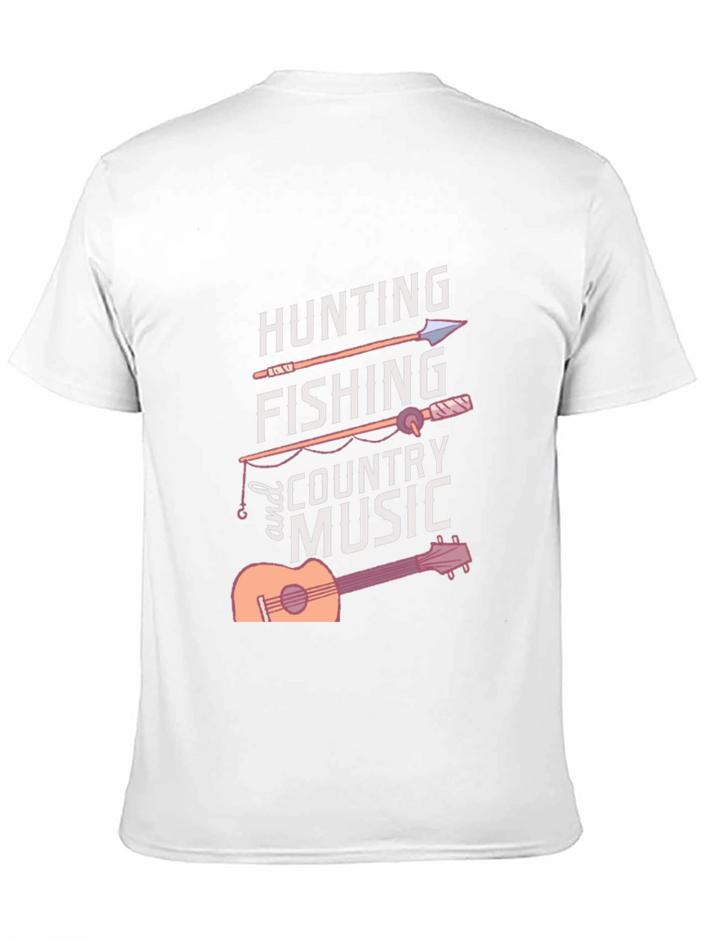 Hunting Fishing Country Music Graphic Tee