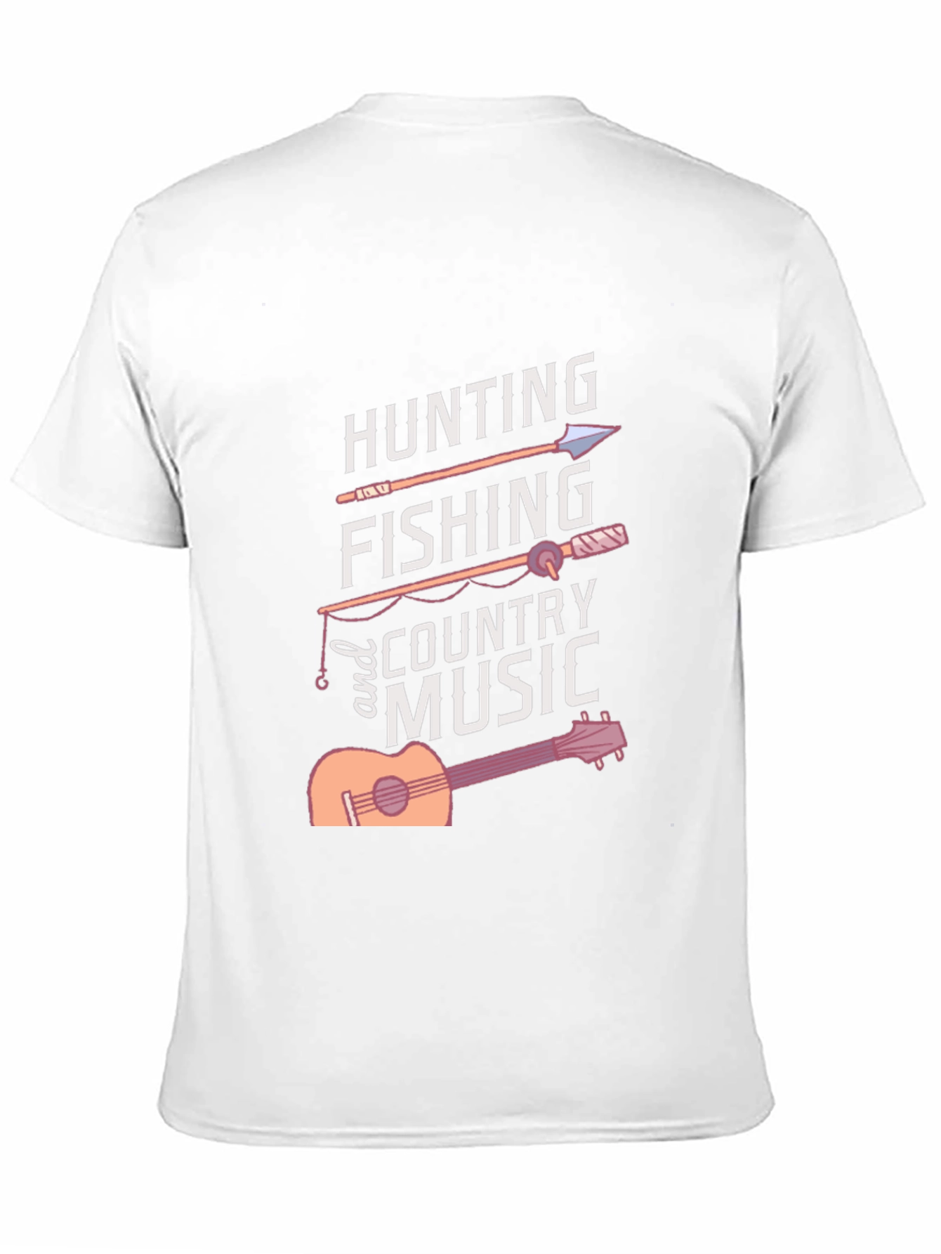 Hunting Fishing Country Music Graphic Tee