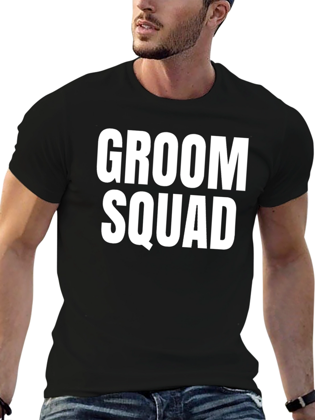 Groom Squad Graphic Tee - Black