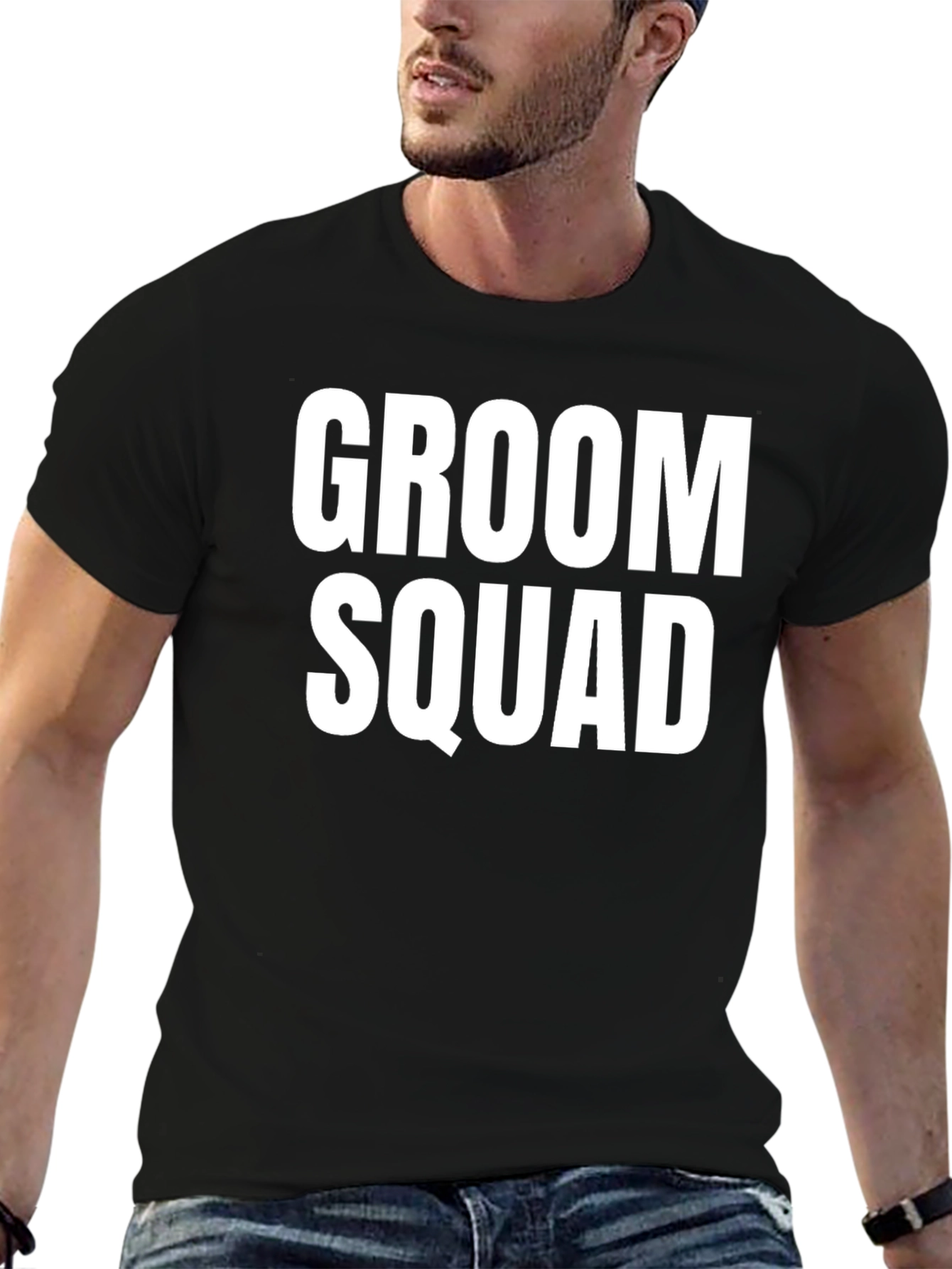 Groom Squad Graphic Tee - Black