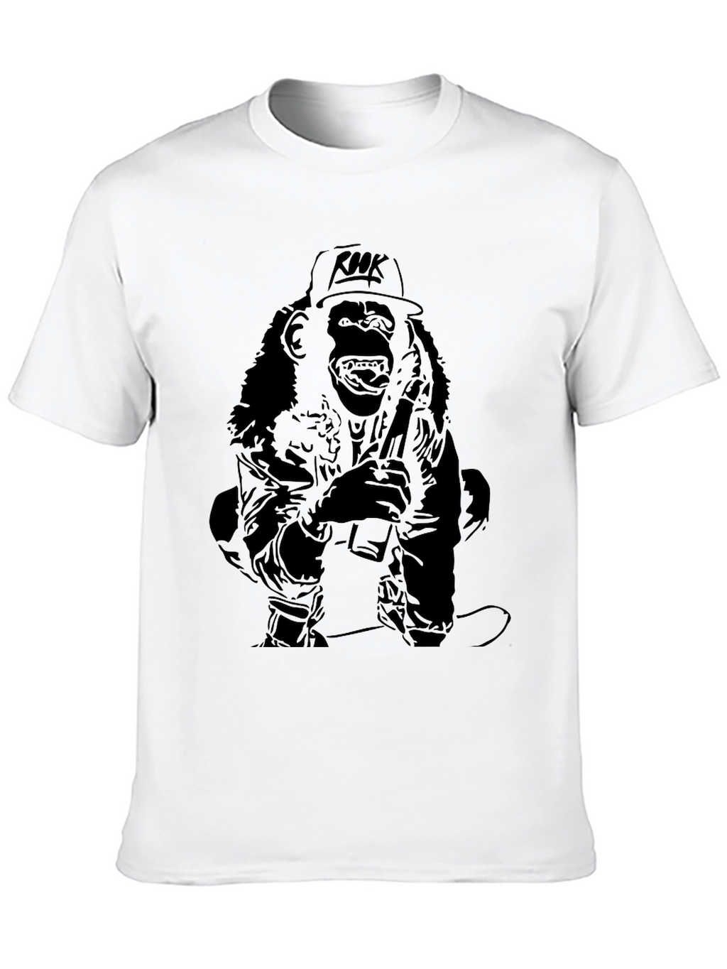 Graphic Tee - Cool Ape in Hat