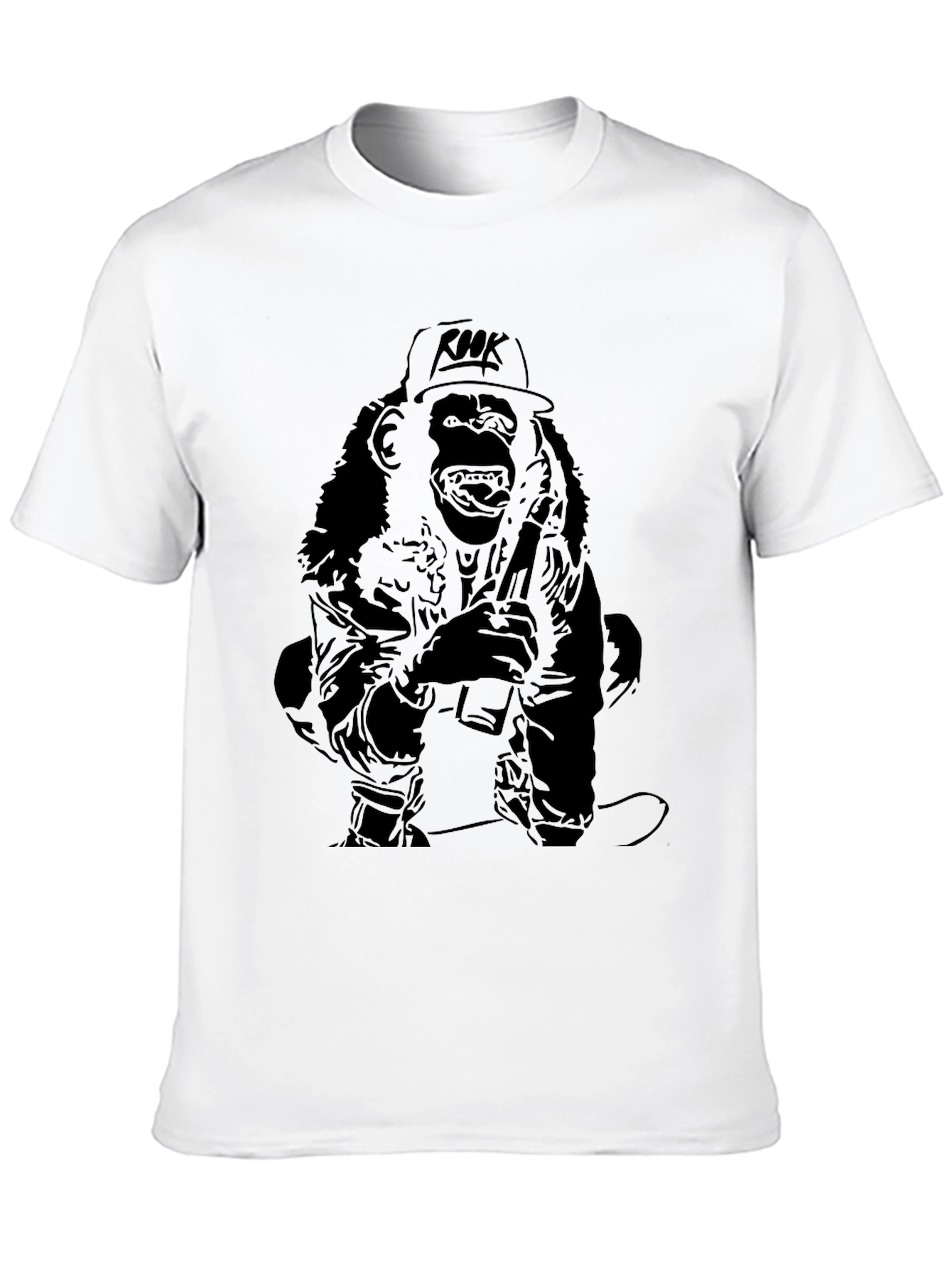 Graphic Tee - Cool Ape in Hat