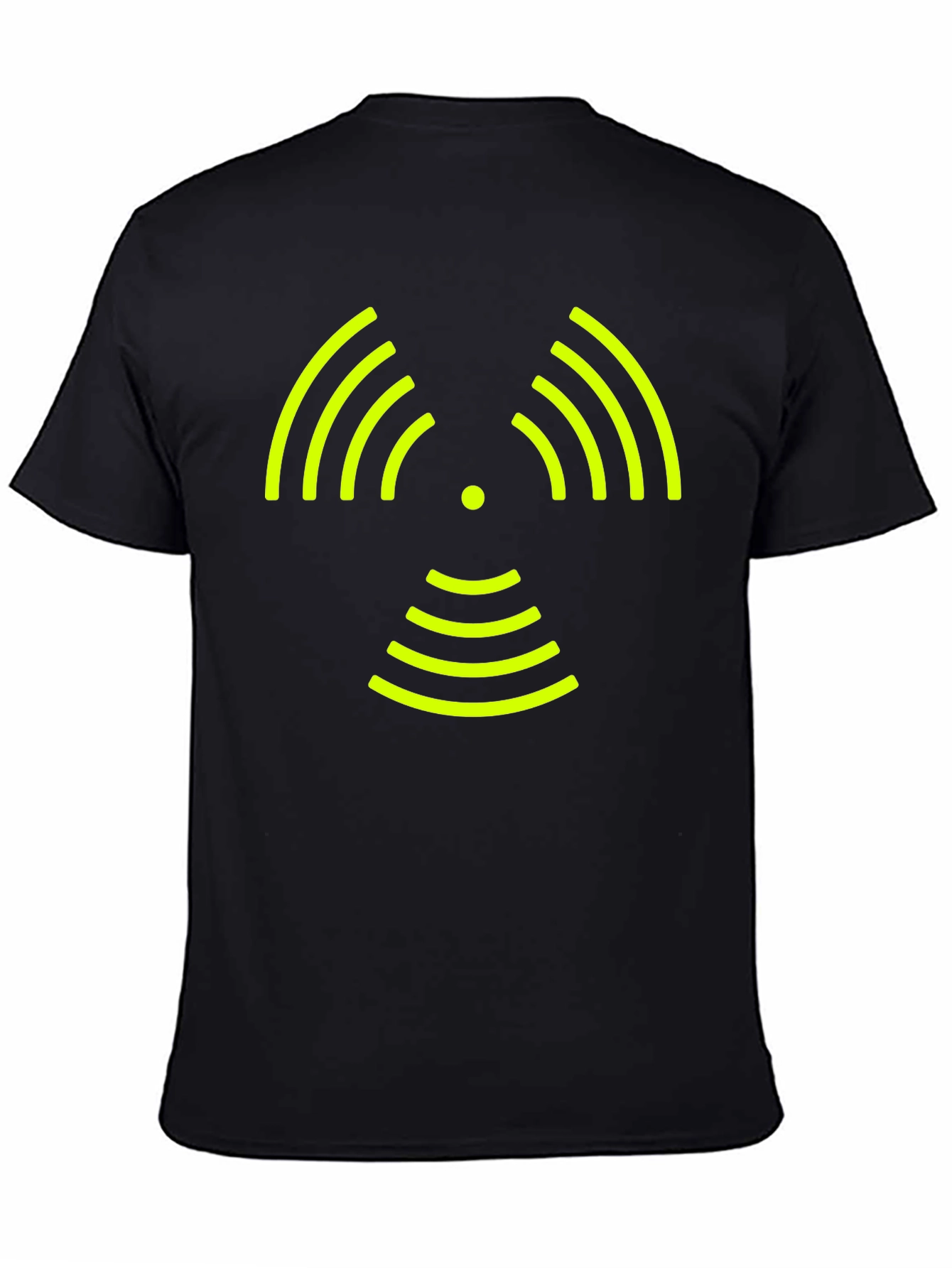 Signal Wave Graphic Tee - Modern Style