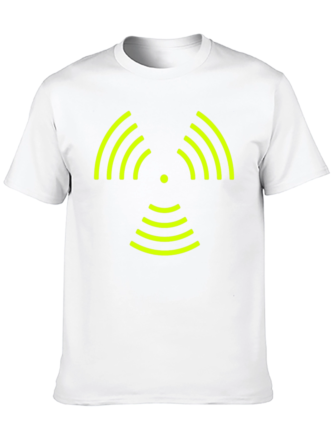 Signal Wave Graphic Tee - Modern Style