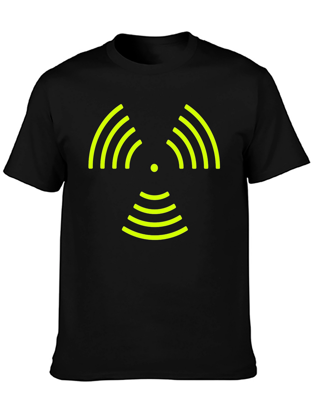 Signal Wave Graphic Tee - Modern Style