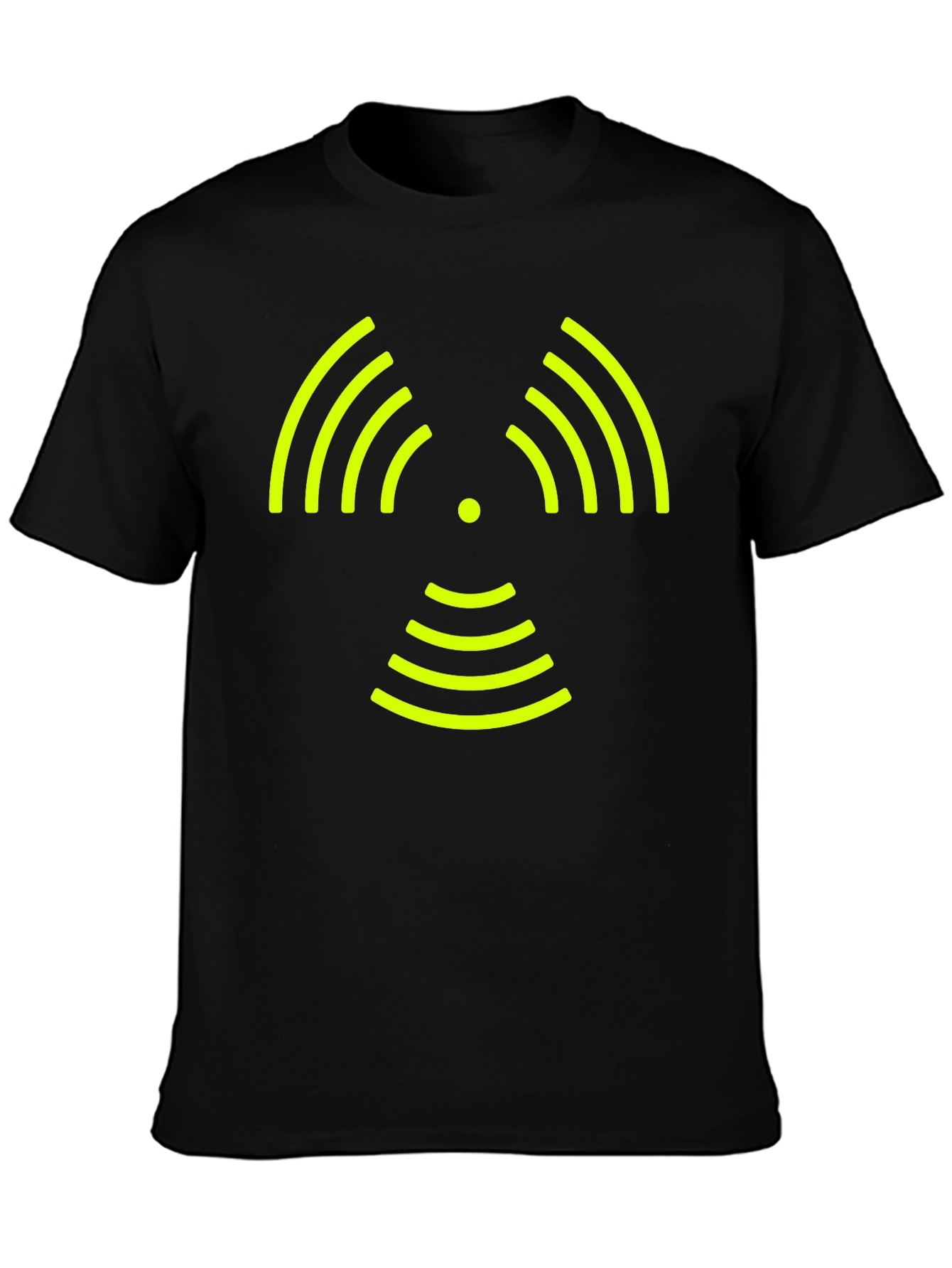 Signal Wave Graphic Tee - Modern Style