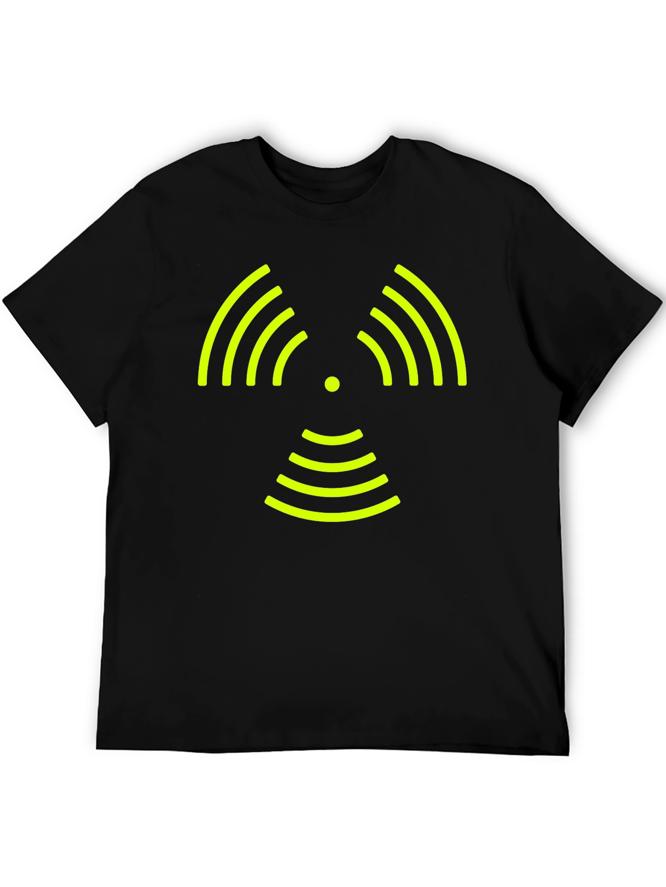 Signal Wave Graphic Tee - Modern Style