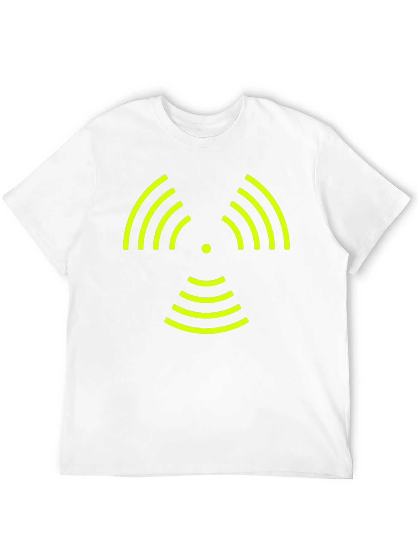 Signal Wave Graphic Tee - Modern Style