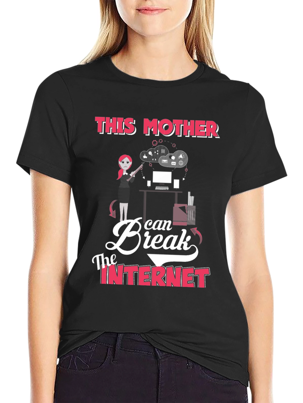 This Mother Can Break the Internet Graphic T-Shirt