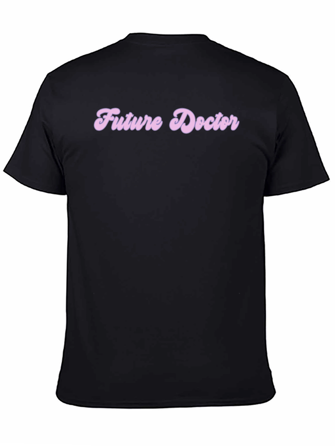Future Doctor Graphic T-Shirt - Black Casual Tee