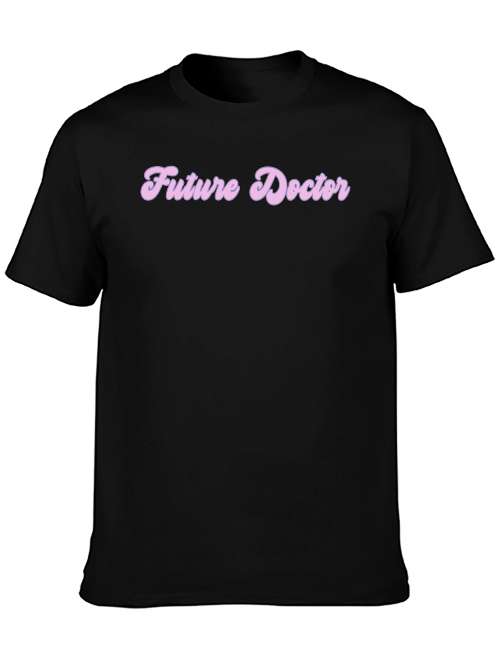 Future Doctor Graphic T-Shirt - Black Casual Tee