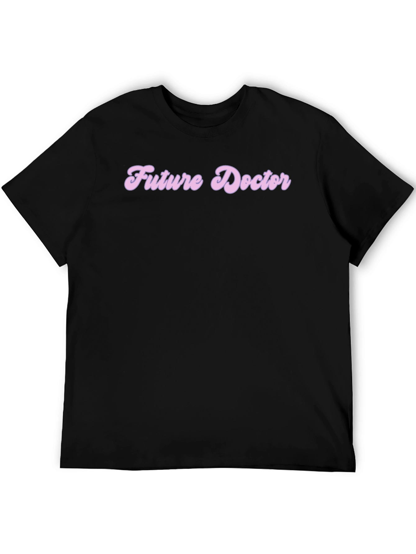 Future Doctor Graphic T-Shirt - Black Casual Tee