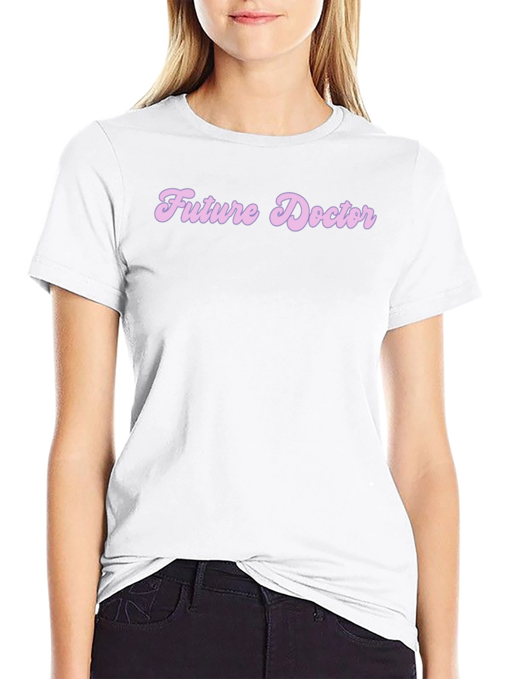 Future Doctor Graphic T-Shirt - Black Casual Tee