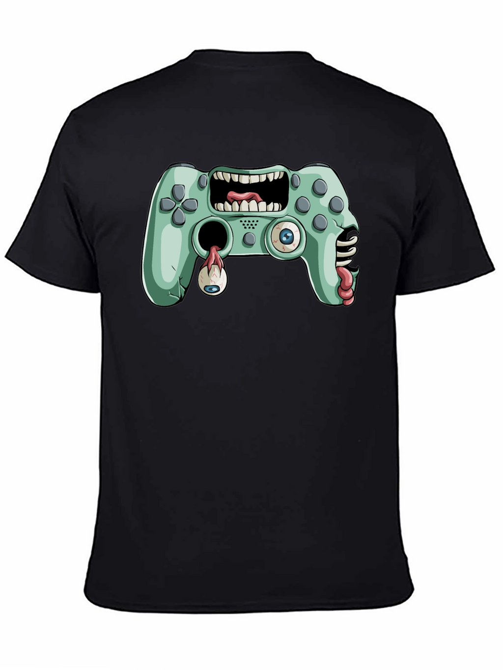Zombie Game Controller Graphic T-Shirt