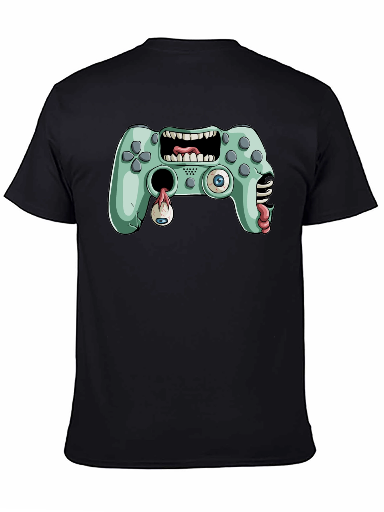 Zombie Game Controller Graphic T-Shirt