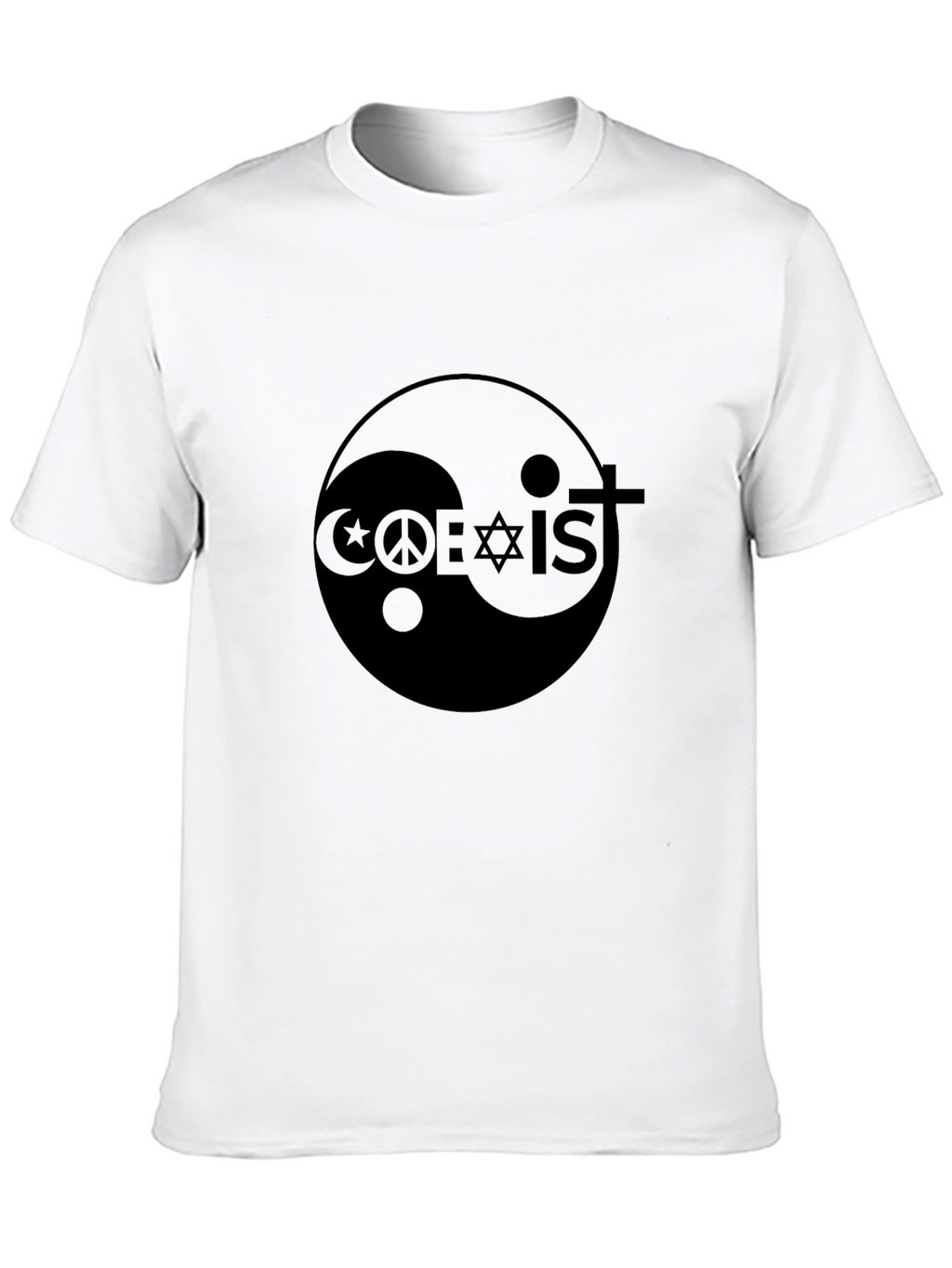 Coexist Graphic Black T-Shirt