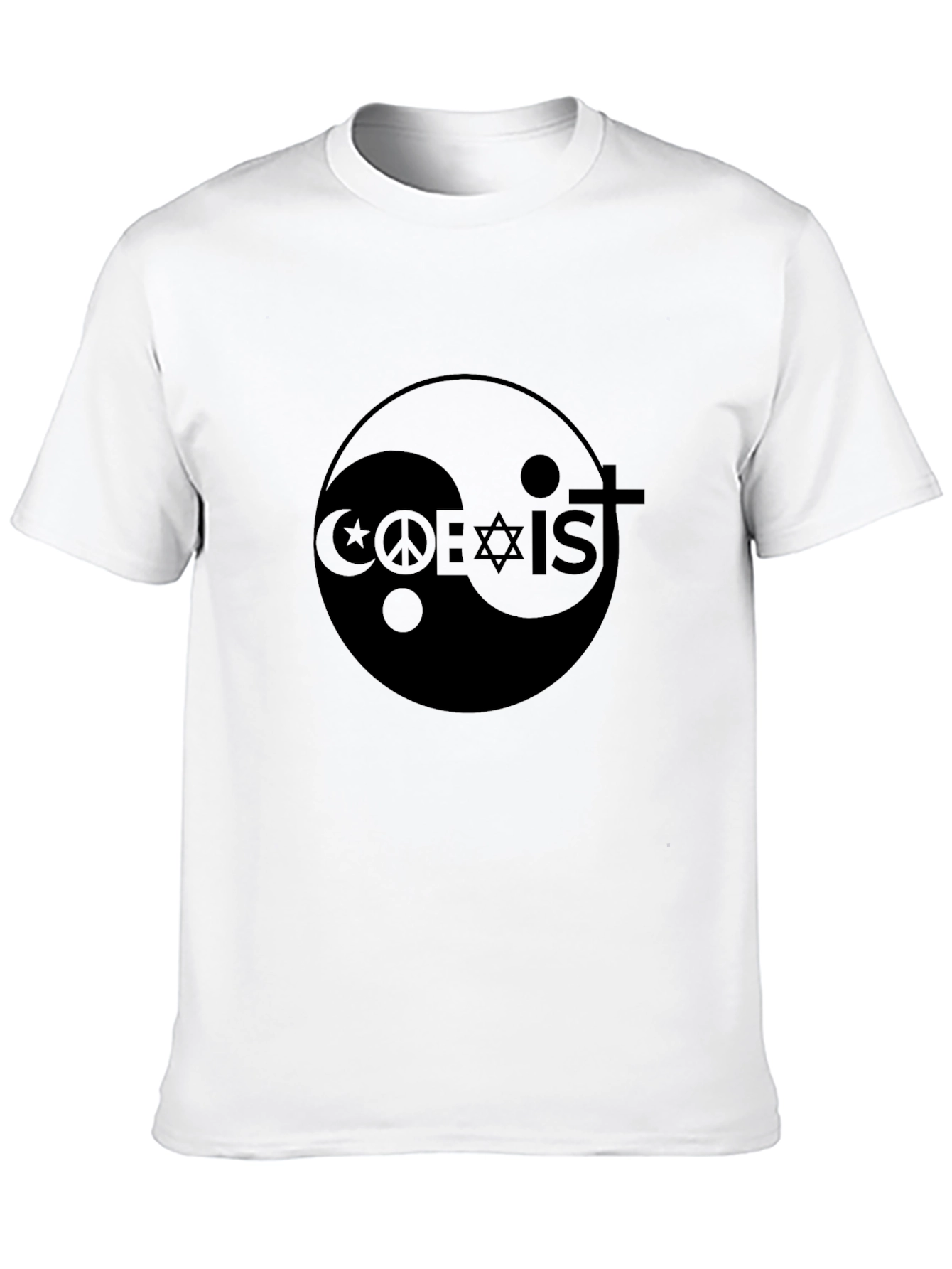 Coexist Graphic Black T-Shirt